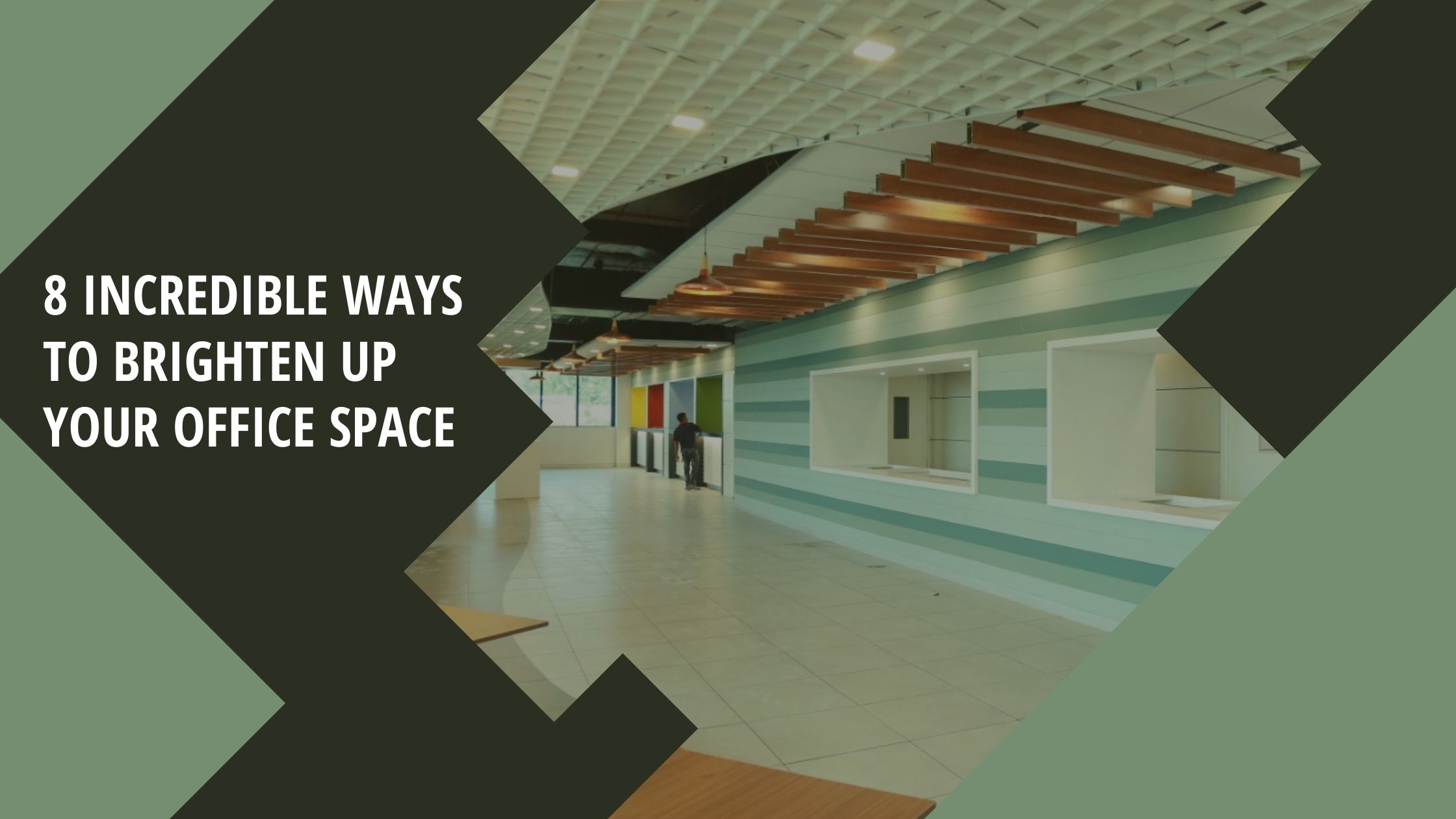  how to brighten up an office space